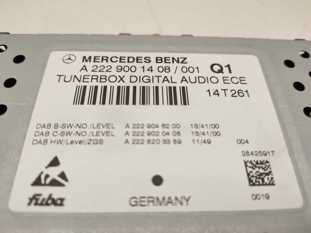 MERCEDES-BENZ C-Class W205/S205/C205 (2014-2023) Other Control Units A2229001408,A2229046200,A2229020408,A2228203389 22970116