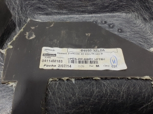 NISSAN Pulsar N17 (2013–2017) Trunk side trim panel 849503ZL0A - 5