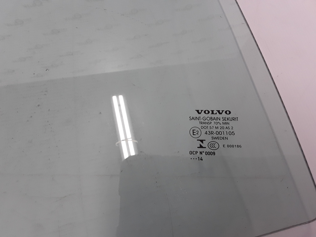 VOLVO S60 2 generation (2010-2020) Right Side Sliding Door Glass 31385417 21080126
