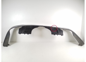 Tagumise kaitseraua alumine spoiler - A2538850300