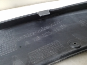 Mercedes Benz CLA-Class W118 (2019–2026) Front bumper lower spoiler A1188855101 - 4