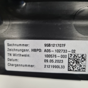 Porsche Macan (2014–2026) Luftleitblech für den Ladeluftkühler 95B121707F - 2