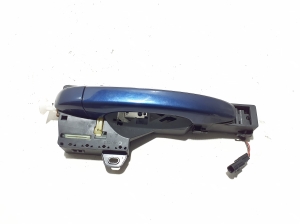 Rear side door exterior handle and its parts