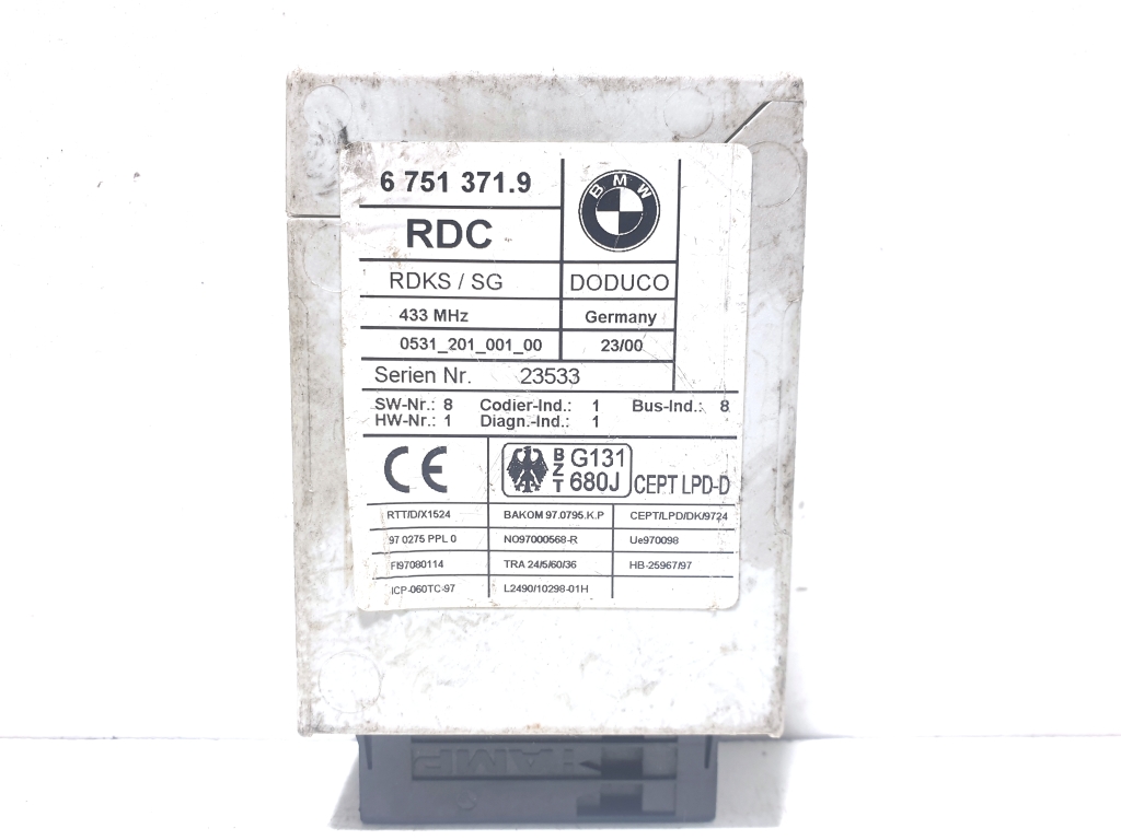 BMW 7 SERIJA E38 (1994–2001) Tire pressure control module 67513719 BMW 7 SERIJA E38 (1994–2001) Tire pressure control module 67513719