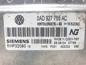 Volkswagen Touareg I (2002–2010) Getriebesteuergerät 0AD927755AC - 3