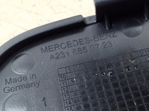 Mercedes Benz SL-Class 231 (2012–2017) Rear bumper hook cover A2318850723 - 3