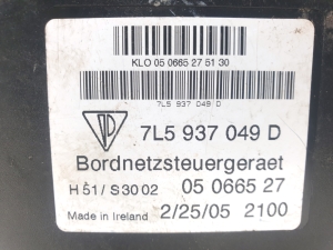 Volkswagen Touareg I (2002–2010) Komfortsteuergerät 7L6937049D - 2