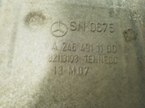 Mercedes Benz CLA-Class W117 (2013–2019) Summuti A2464911100 - 2
