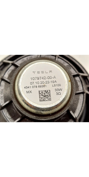 Tesla Model 3 3 (2016–2024) Speaker 1079742-00-A - 2