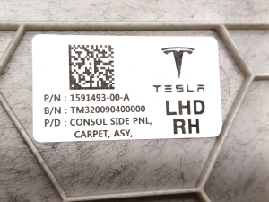 Tesla Model 3 3 (2016–2024) Interior carpet 1591493-00-A - 3