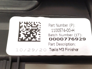 Tesla Model 3 3 (2016–2024) Dashboard crossbeam 1100574-00-H - 2