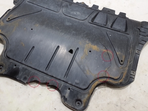 Volkswagen Passat B8 (2014–2023) Front underbody protection 3Q0825235A - 3