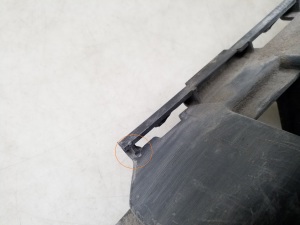 Mercedes Benz GL-Class 166 (2012–2015) Rear bumper bracket on the rear panel A1668850100 - 4