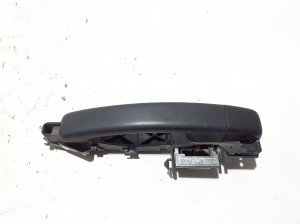   Rear door opening outer handle and its details 