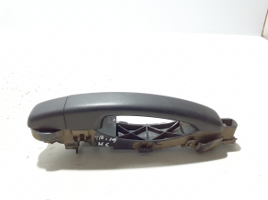  Rear door opening outer handle and its details 