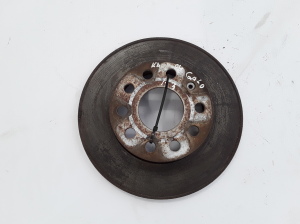 Volkswagen Caddy III (2004–2015) Rear brake disc 1K0615601AC - 3