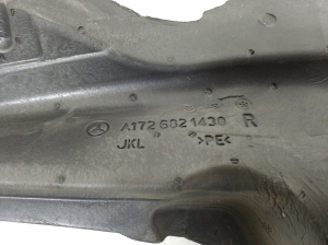 Mercedes Benz SLK-Class 172 (2011–2026) Schalldämmung A1726821430 - 2