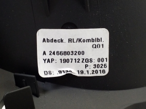 Mercedes Benz B-Class 246 (2011–2017) Instrument cluster trim A2466803200 - 2