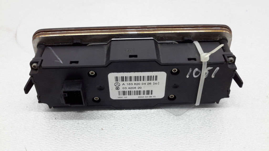 MERCEDES-BENZ M-Class W163 (1997-2005) Climate  Control Unit A1638200426 20971862