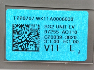 Kia Niro EX (2022–2026) Control unit 97255-AO110 - 3