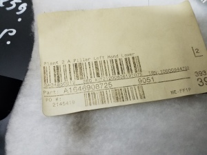 Mercedes Benz ML-Class 164 (2005–2011) Esipiilari siseviimistlus A1646908725 - 2