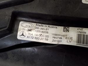 Mercedes Benz SLK-Class 172 (2011–2026) Scheinwerfer vorne A1728202259 - 4