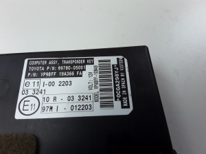 TOYOTA Avensis T27 (2008–2019) Immobilizer unit 8978005051 - 2