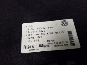 Volkswagen Passat CC CC (2008–2017) Kofferraumteppich 3C8863463B - 4