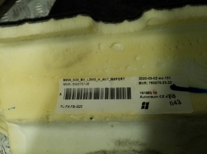BMW 3 SERIES G20 (2018–2026) Salongi põrandavaip - 4