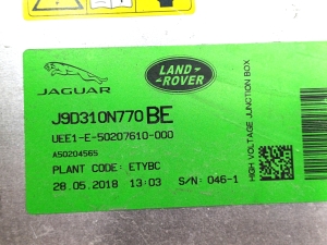 Jaguar l-Pace (2018–2026) Other electrical devices J9D310N770BE - 2
