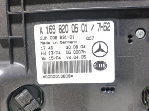 Mercedes Benz A-Class 169 (2004–2012) Interior light switch A1698200501 - 2