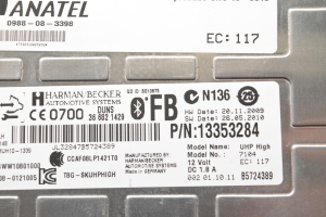 Opel Astra J (2009–2017) Bluetooth-Modul 13353284 - 4