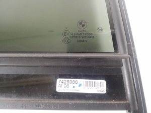 BMW 3 SERIES G20 (2018–2026) Tagumise külgukse kolmnurkklaas 7425088 - 2