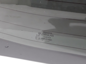 TOYOTA Hilux (2015–2020) Aizmugures stikls 648010K160 - 4