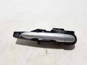 Front door external opening handle and its details