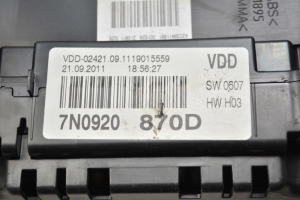 Volkswagen Sharan (2010–2026) Näidikuplokk 7N0920870D - 4