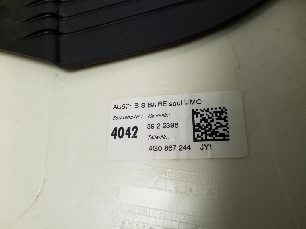 AUDI A6 C7/4G (2010-2020) Labās puses statņu apdare 4G0867244 24842154