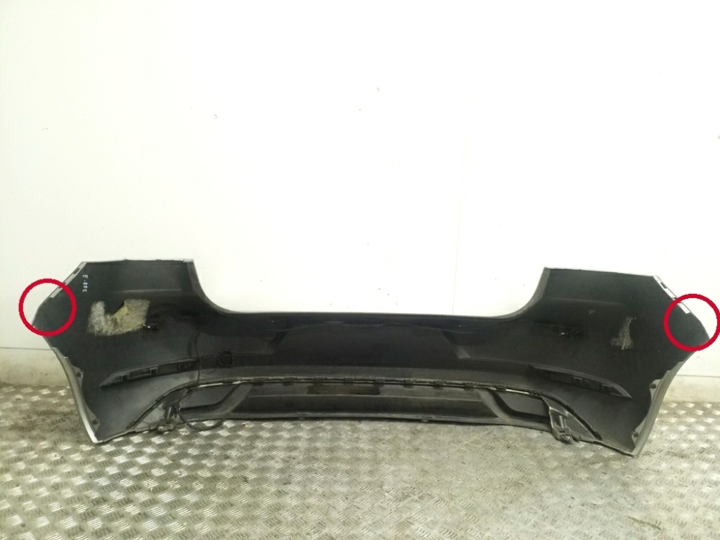 VOLKSWAGEN Golf 7 generation (2012-2024) Rear Bumper 5G6807421BK 23545662