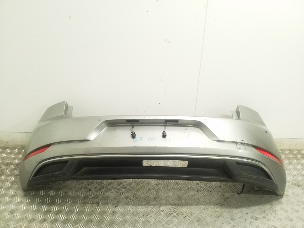 VOLKSWAGEN Golf 7 generation (2012-2024) Rear Bumper 5G6807421BK 23545662