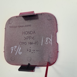 Honda Jazz (2001–2008) Front bumper tow hook cover 71104SAA000ZJ - 4
