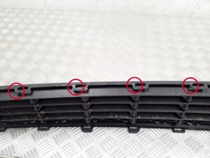 Volkswagen Polo V (2009–2017) Front bumper lower grille 6C0853677B - 3