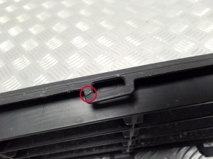 Volkswagen Polo V (2009–2017) Front bumper lower grille 6C0853677B - 4