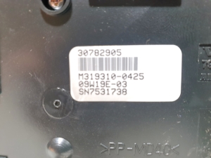 VOLVO XC70 (2007–2016) Heater control panel 30782905  M3193100425 - 3