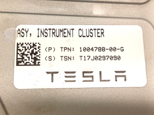 Tesla Model X X (2015–2026) Instrument cluster 1004788-00-G - 2