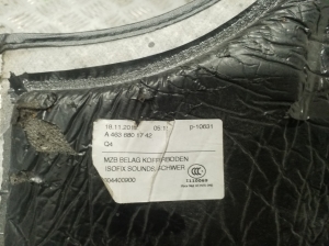 Mercedes Benz G-Class 463 (1990–2018) Innenraumteppich A4636801742 - 3