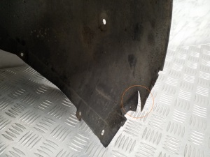 BMW 3 SERIES E46 (1998–2007) Radlaufschale Radhausverkleidung vorne 7036496 - 3