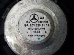 Mercedes Benz C-Class 203 (2000–2007) Lautsprecher Tür vorne A2038201102 - 2