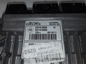 RENAULT Kangoo (2008–2020) Motorsteuergerät 237101989R - 2