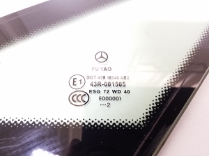 Mercedes Benz E-Class W207 (2009–2017) Seitenscheibe hinten (Karosserie) - 3