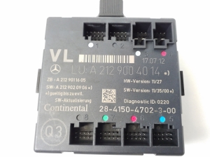 Mercedes Benz E-Class W207 (2009–2017) Front door control unit A2129004014 - 2